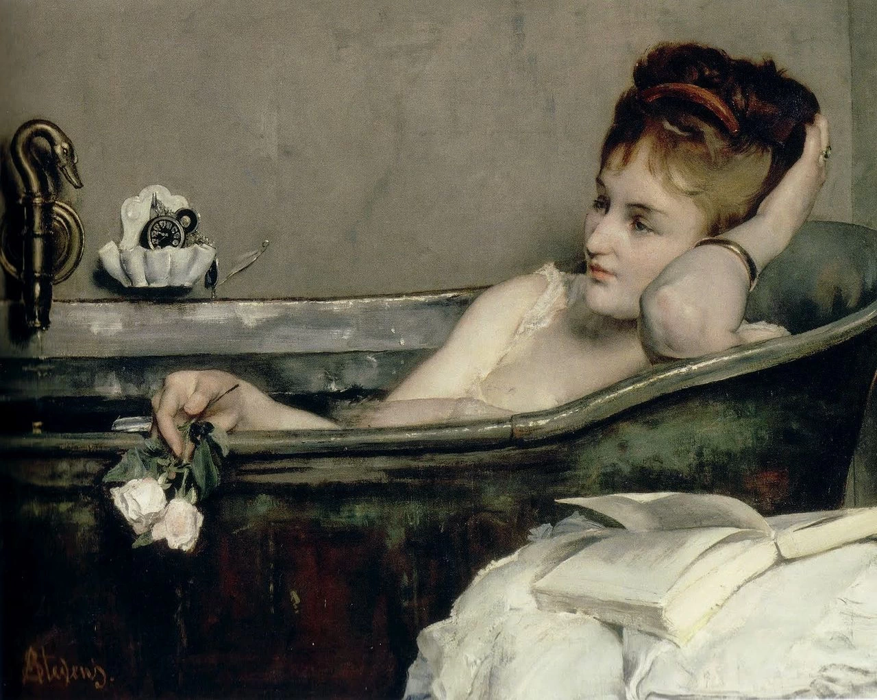 Alfred Émile Stevens - Il Bagno, Musée d'Orsay, Parigi